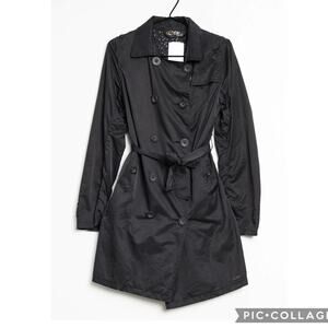 Desigual Euro Black Trenchcoat Jacket